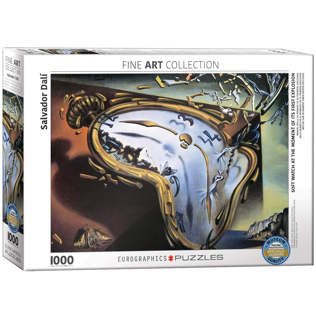 EuroGraphics soft watch melting clock puzzle box for relaxing entertainment during evenings