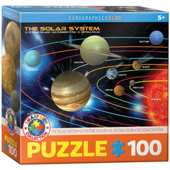 EuroGraphics Solar System puzzle box—easy storage for 100-piece set