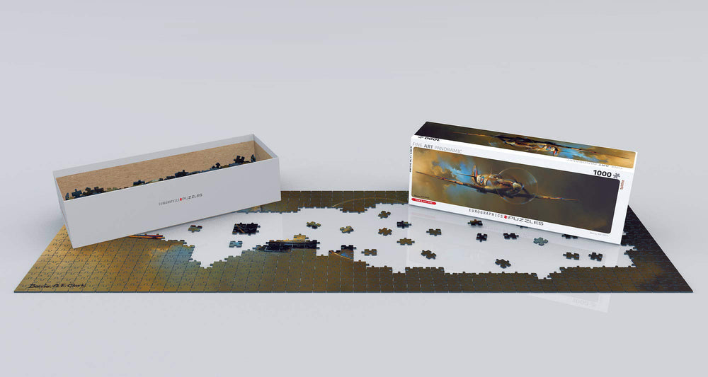 EuroGraphics Spitfire MK V aviation detail highlights the era's iconic silhouette.