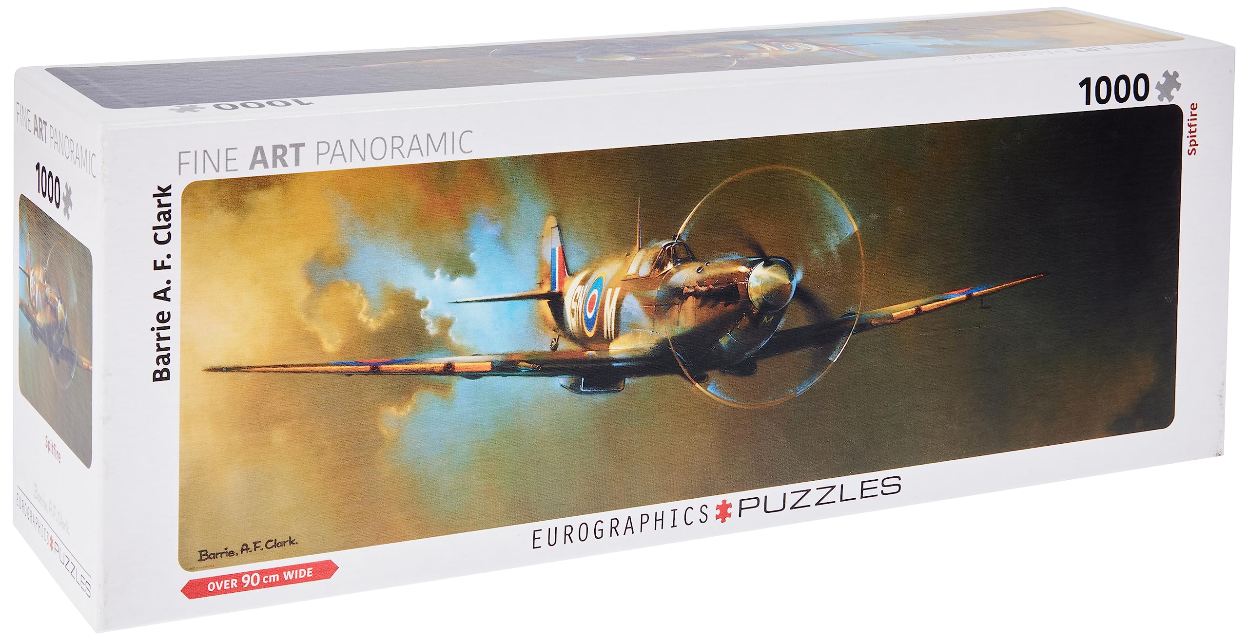 EuroGraphics Spitfire MK V box dimensions help plan storage and gifting.