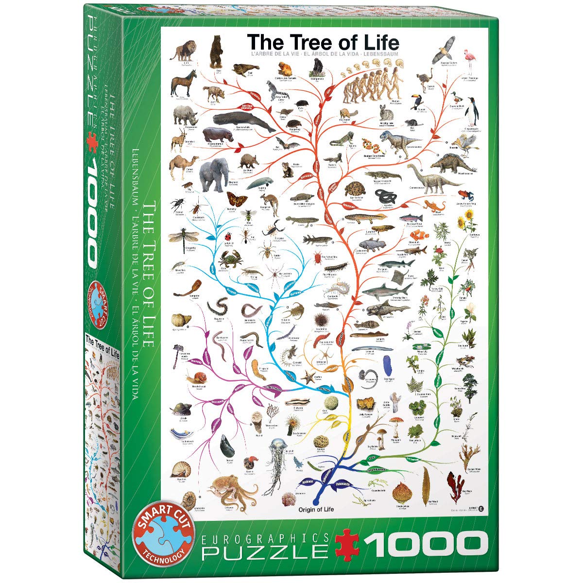 EuroGraphics Tree of Life puzzle box with sustainable packaging for eco-conscious puzzlers.