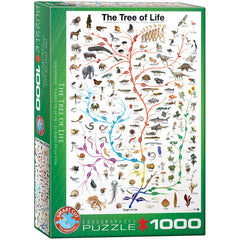 EuroGraphics Tree of Life puzzle box with sustainable packaging for eco-conscious puzzlers.