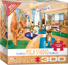 EuroGraphics Yoga Studio puzzle box shown for compact storage and easy transport.