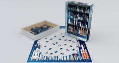 EuroGraphics Space Rockets puzzle pieces, high-quality fit ensuring smooth assembly