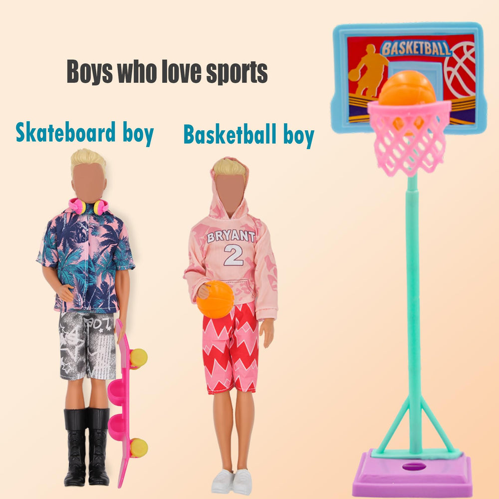 EuTengHao skateboard accessory inspires energetic street-style stories for 12-inch dolls.