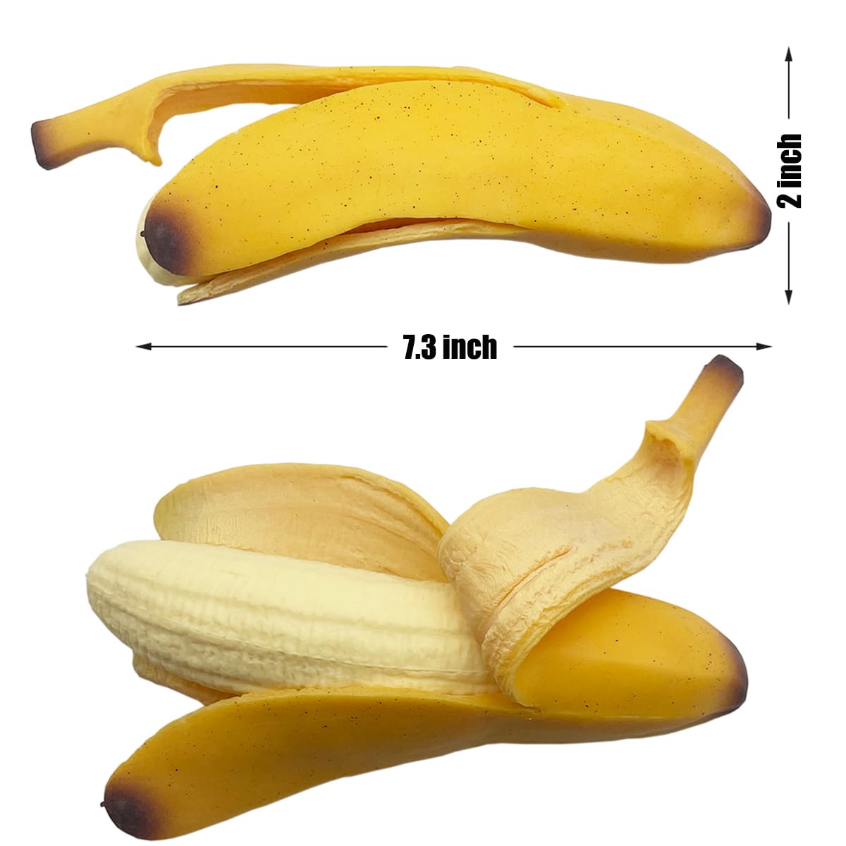 Eutreec peeled banana squishy highlights realism and a satisfying squeeze