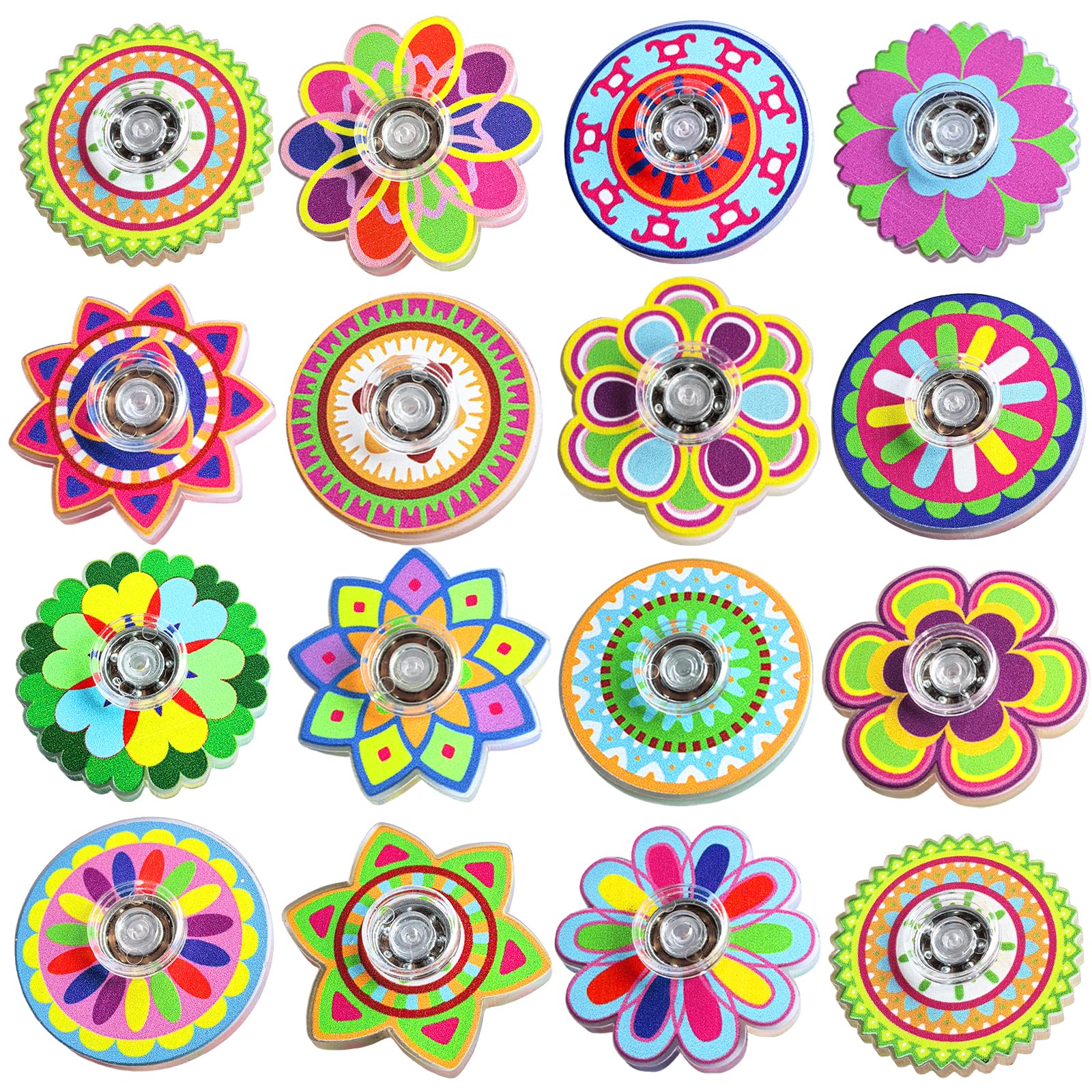 EUXAYCZQ 30-pack fidget spinner main view shows calm, focused tactile play