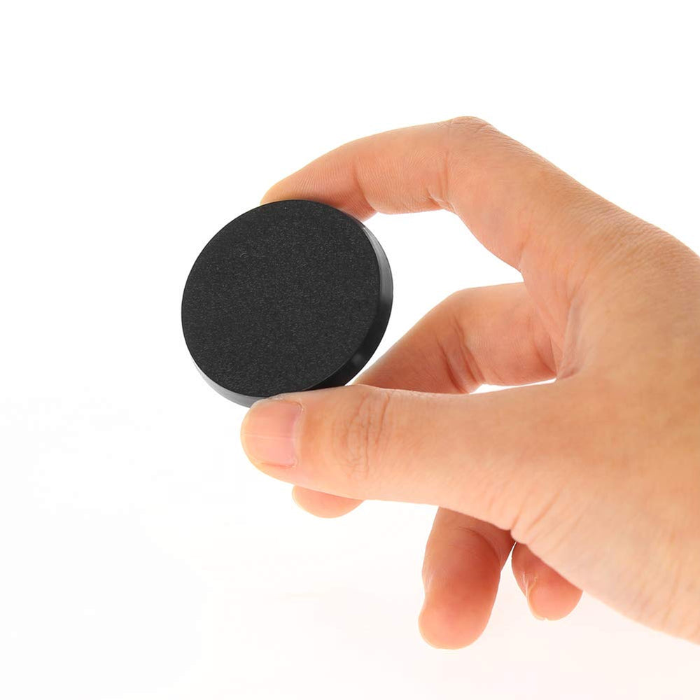 Evemodel MB540 round base closeup highlights smooth plastic texture.