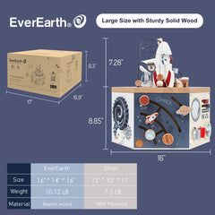 EverEarth space activity cube: Interstellar chasing maze strengthens hand-eye coordination.