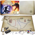 EverGame D&amp;D game mat with hex grid on one side for tactical battles.