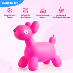 EVERICH TOY balloon dog hopper face closeup, cute design encourages pretend play.