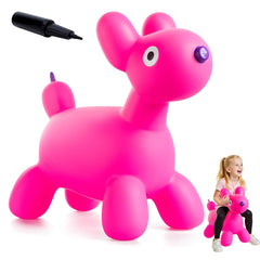 EVERICH TOY bouncy horse hopper nose-to-tail view, promotes imaginative play and active movement.