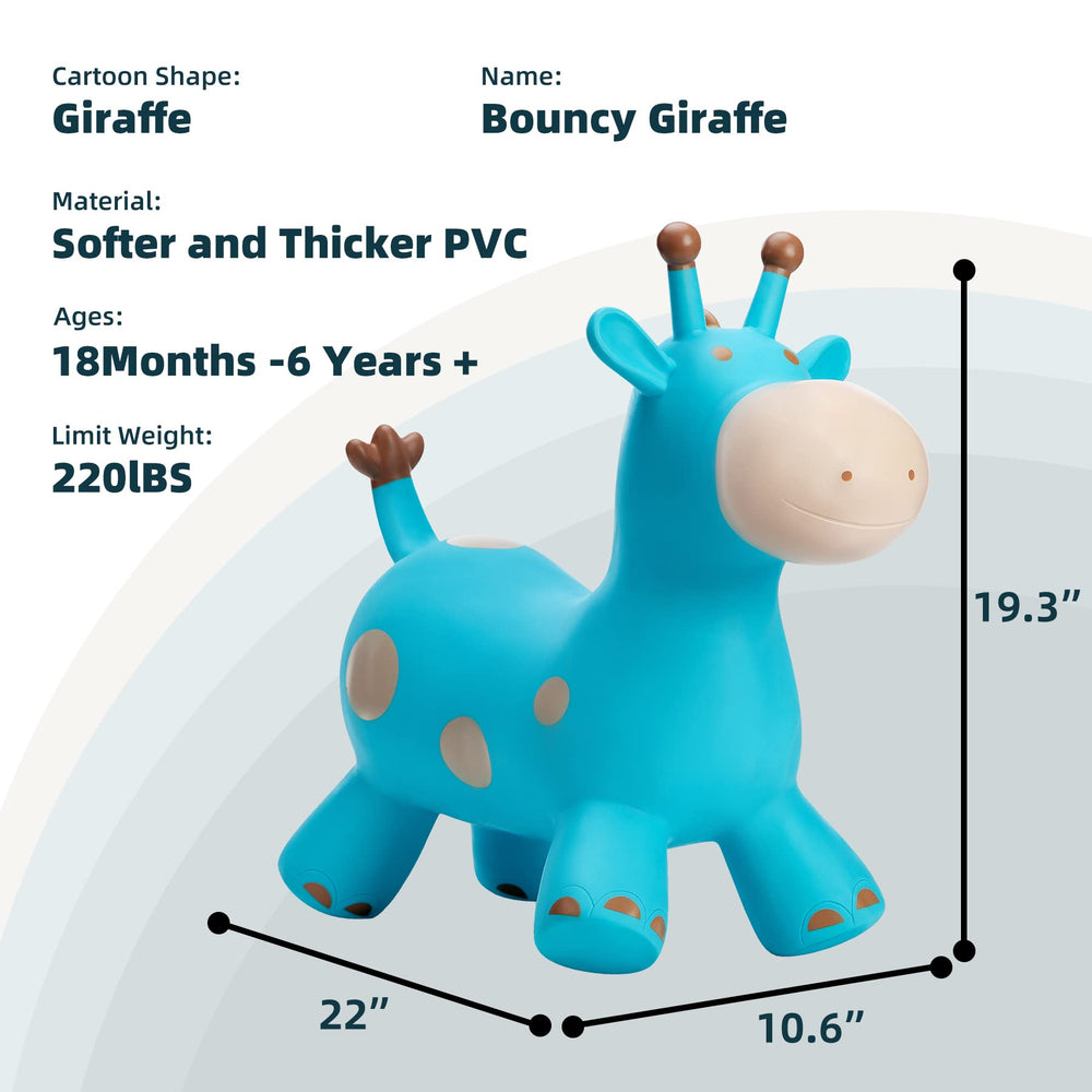 EVERICH TOY giraffe hopper uses safe materials for worry-free playtime.