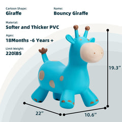 EVERICH TOY giraffe hopper uses safe materials for worry-free playtime.