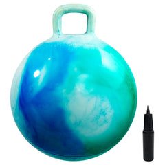 EVERICH TOY Hopper Ball 22-inch clouds blue with handle boosts active play for kids.
