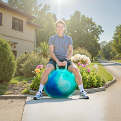 Everich Toy hopper ball ultra-thick PVC for durability and safe bouncing.
