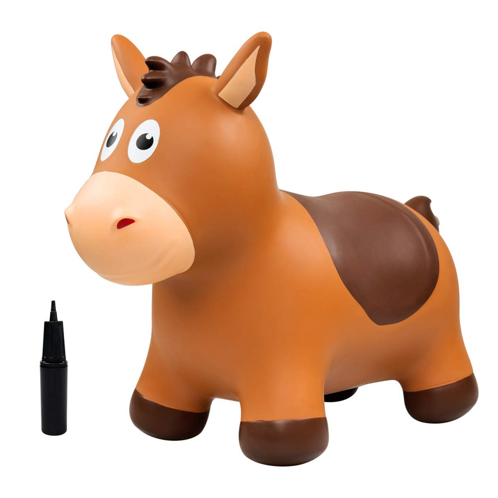 Everich Toy inflatable bouncy animals hopper for safe, soft toddler play