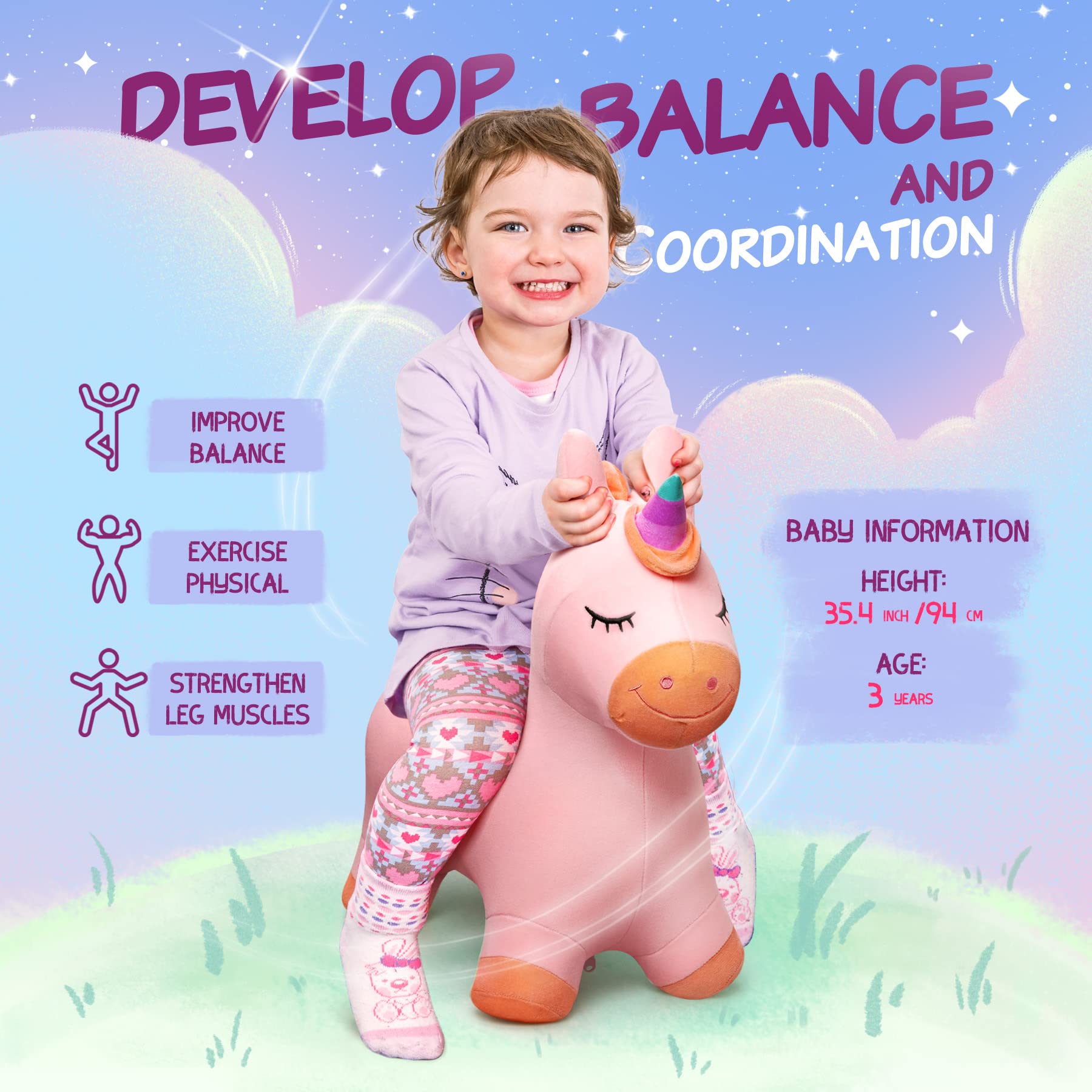 EVERICH TOY sturdy materials withstand active kid play indoors or outdoors