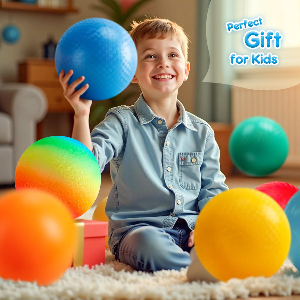 EVERICH TOY playground ball in backyard or schoolyard settings.