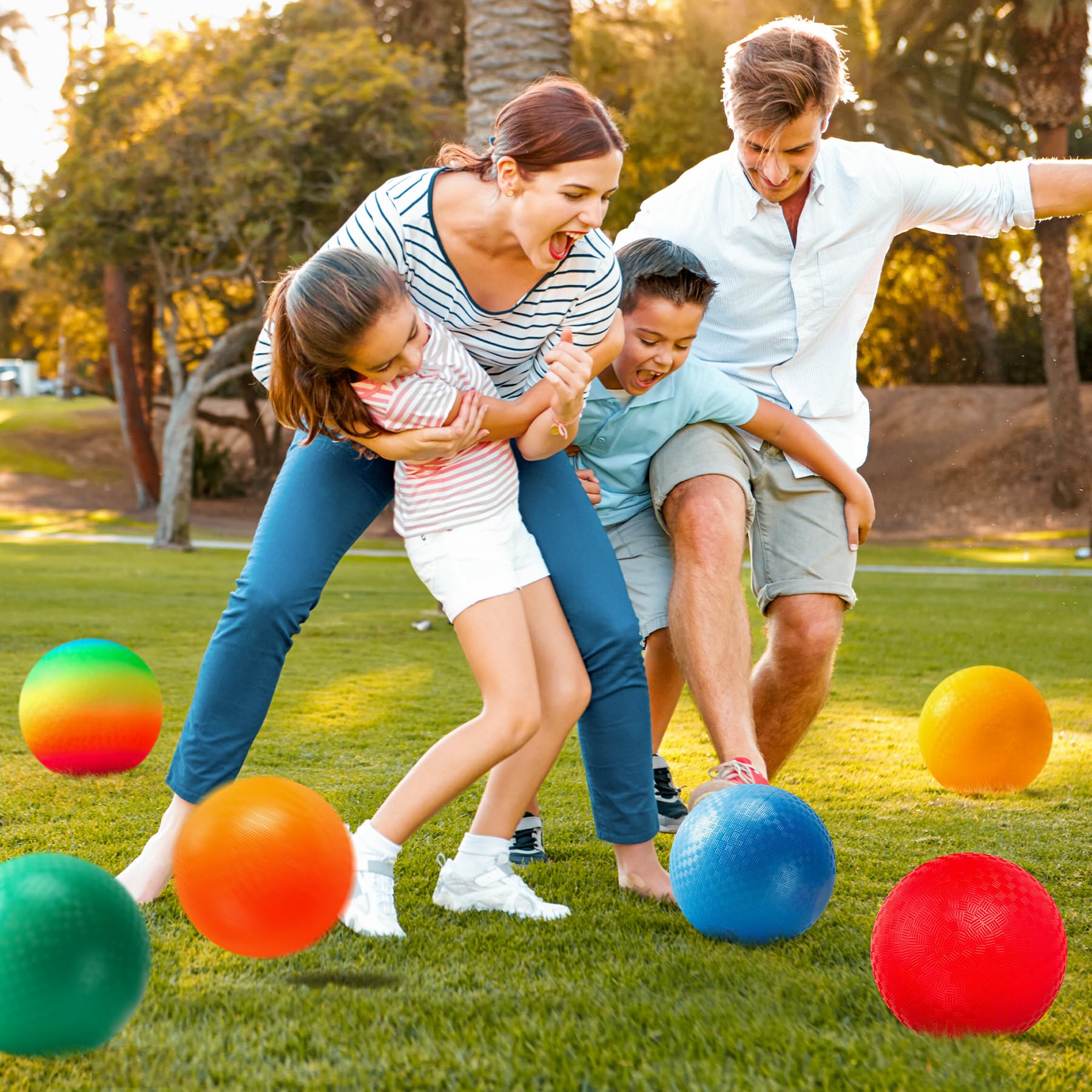 EVERICH TOY playground ball soft-touch material for comfortable handling.