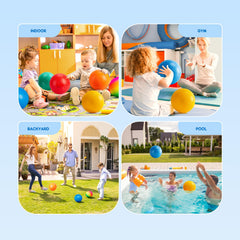 EVERICH TOY playground ball textured grip aids reliable control in any weather.