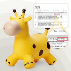 EVERICH TOY Giraffe Hopper uses safe materials, phthalates-free for worry-free play