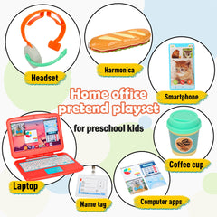 Everideals pretend play office cellphone for role-play communication and social skills.