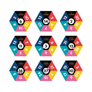 Ideal for family game nights, encouraging collaborative or competitive learning.