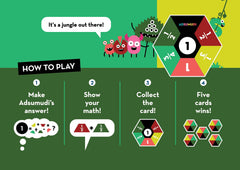Evermade Adsumudi Math Game fractions and decimals challenge close-up
