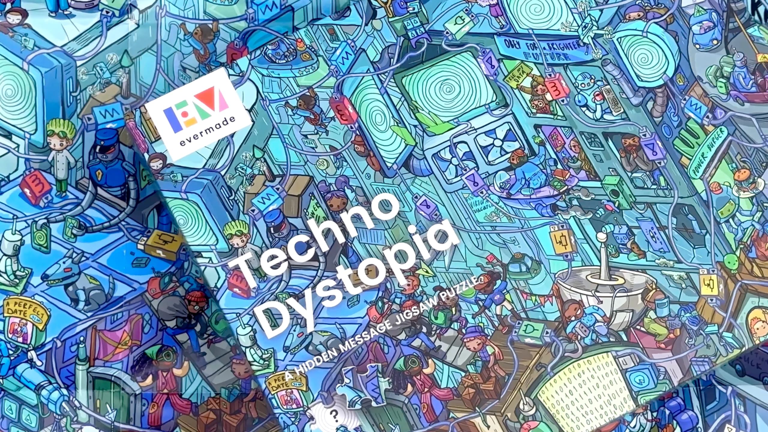 Evermade Techno Dystopia close-up pieces, premium-cut for satisfying snaps.