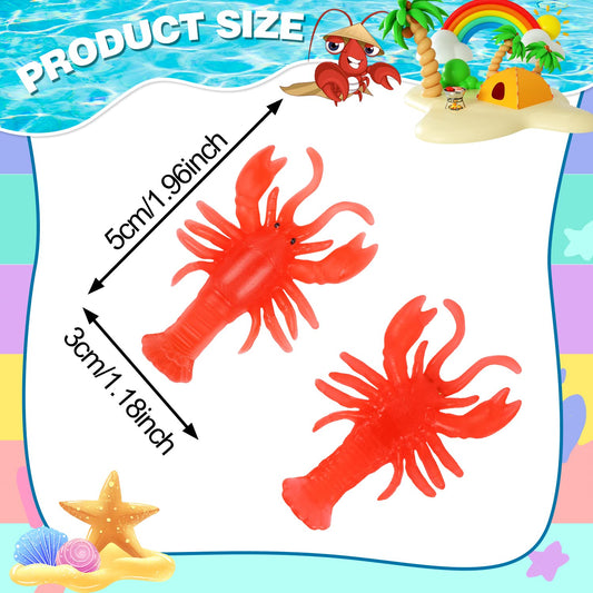 EVERMARKET crawfish party decor red adds realism to events