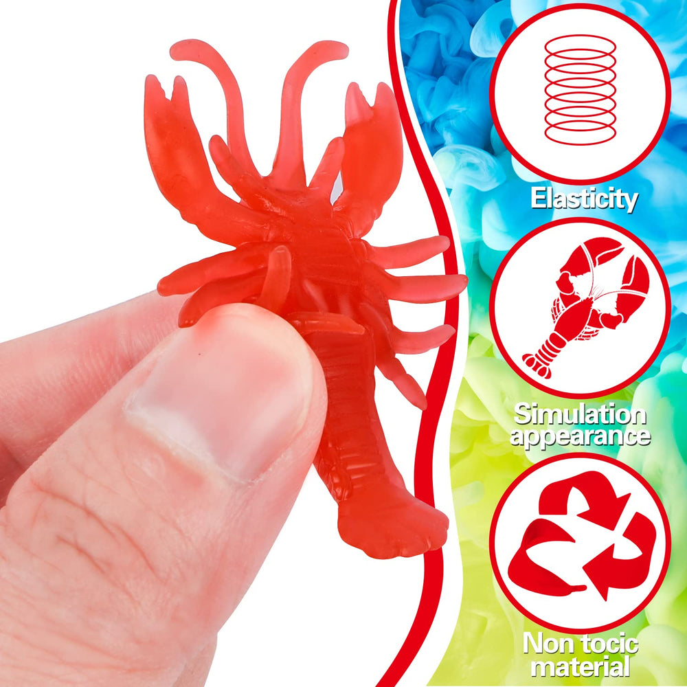 EVERMARKET soft TPR lobster model flexible and durable