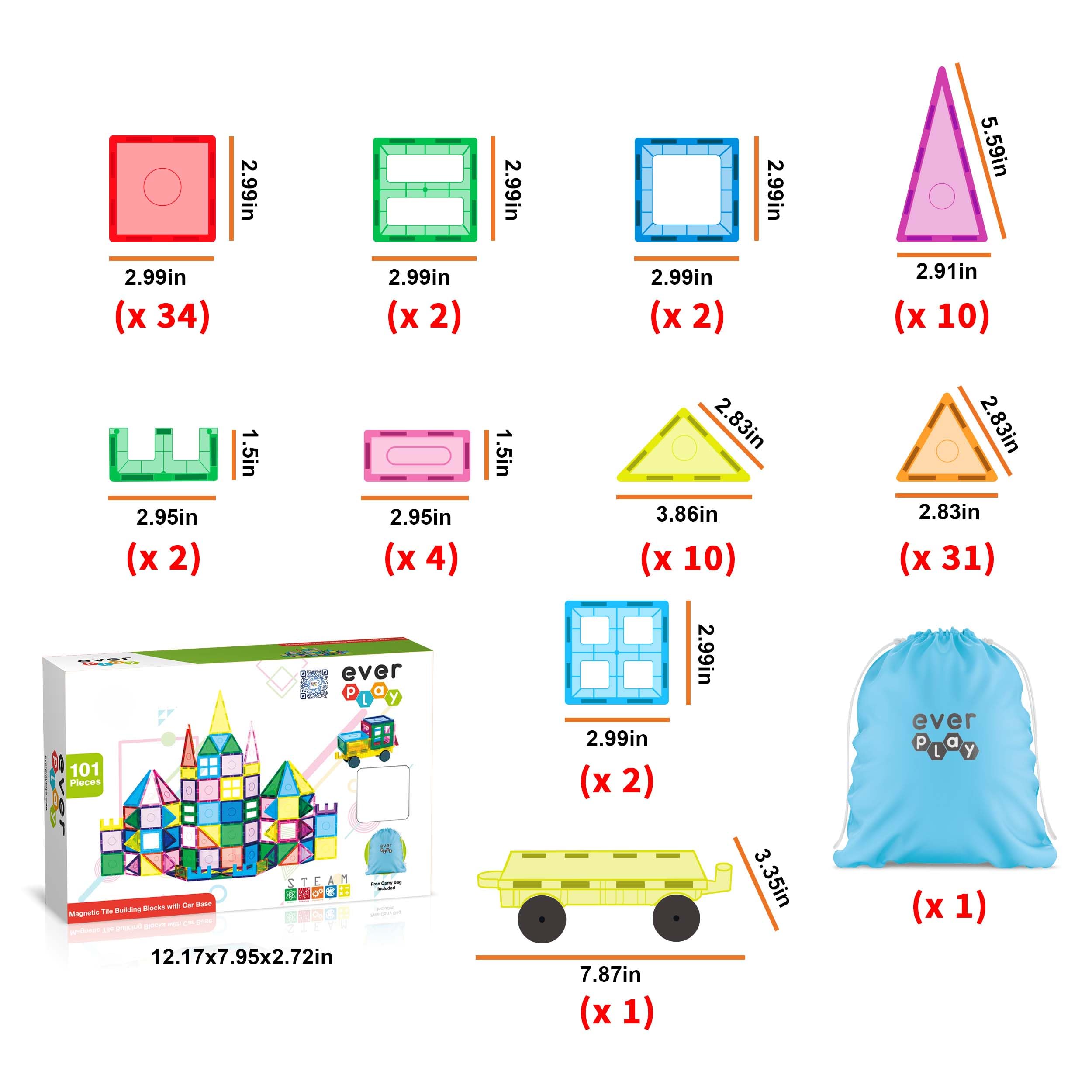 EverPlay BPA-free and non-toxic tiles for safe play