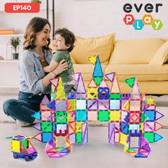Everplay Castle Rocket set with kids playing demonstrates safe, non-toxic construction