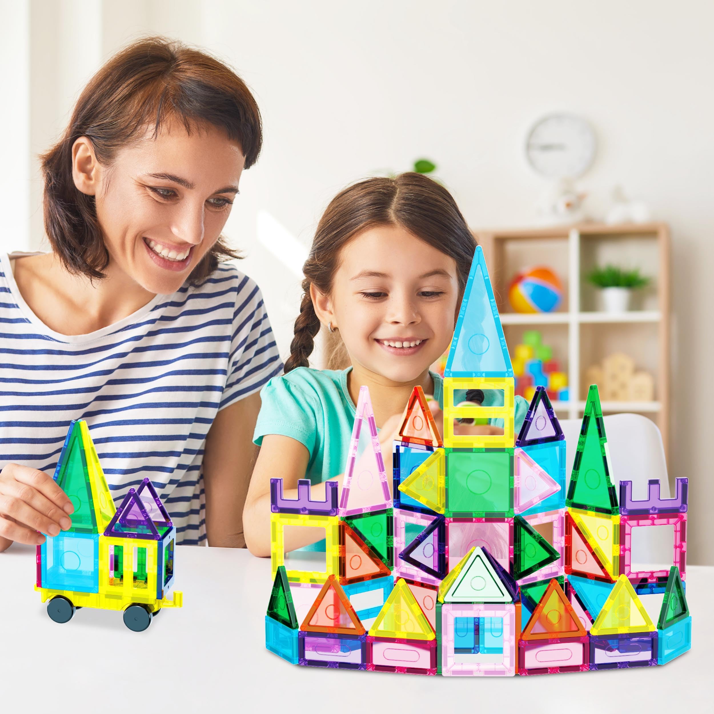 EverPlay EP61 geometric tile shapes support spatial reasoning during play.