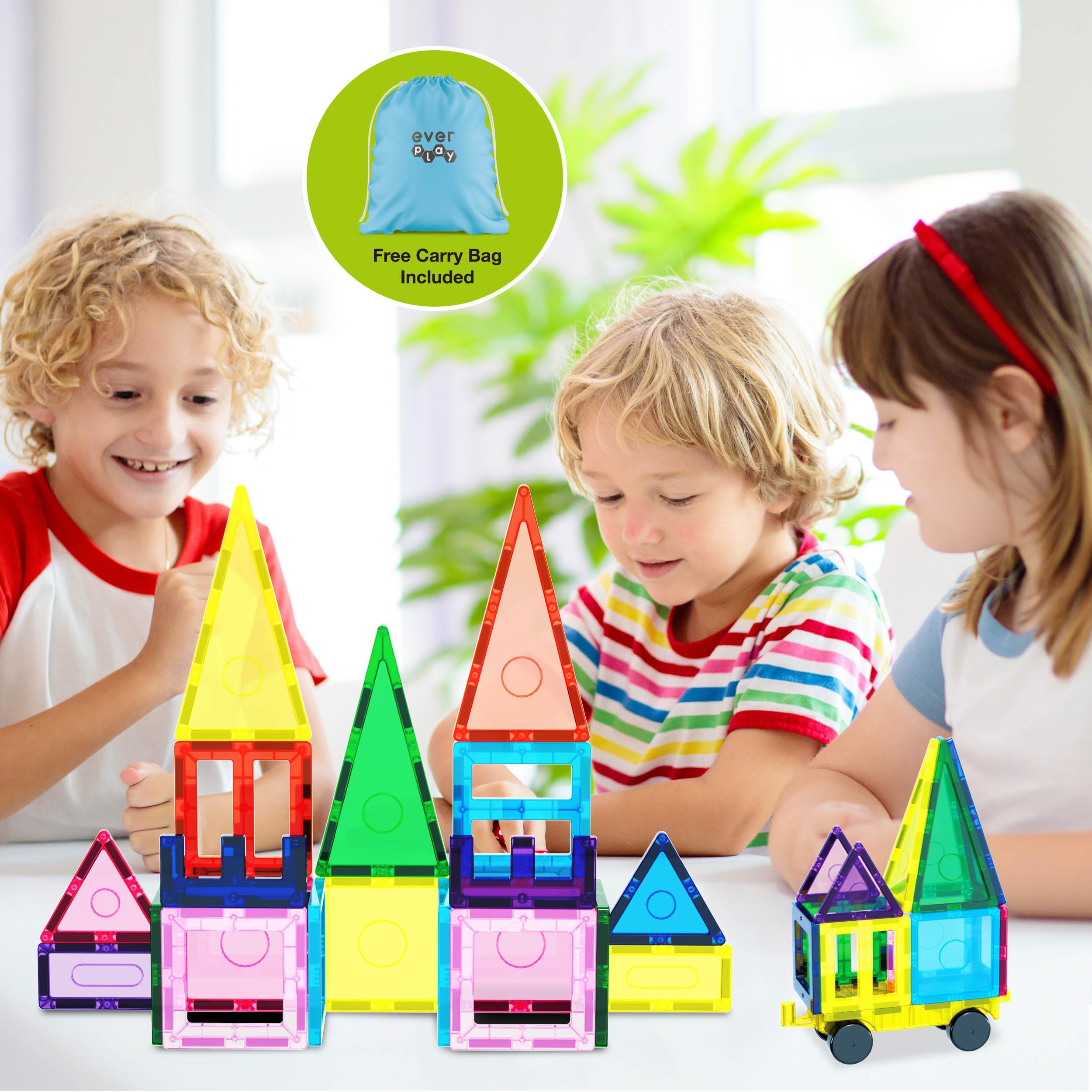 EverPlay EP61 tile set storage compact for easy cleanup.