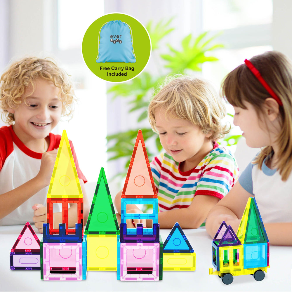 EverPlay EP61 tile set storage compact for easy cleanup.