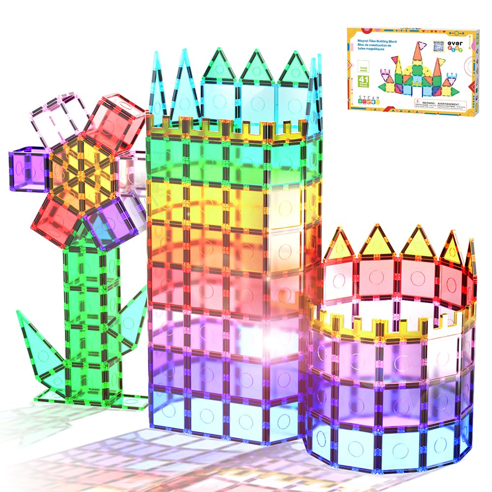 Everplay magnetic tiles robot: sparks imaginative play and early STEM exploration.