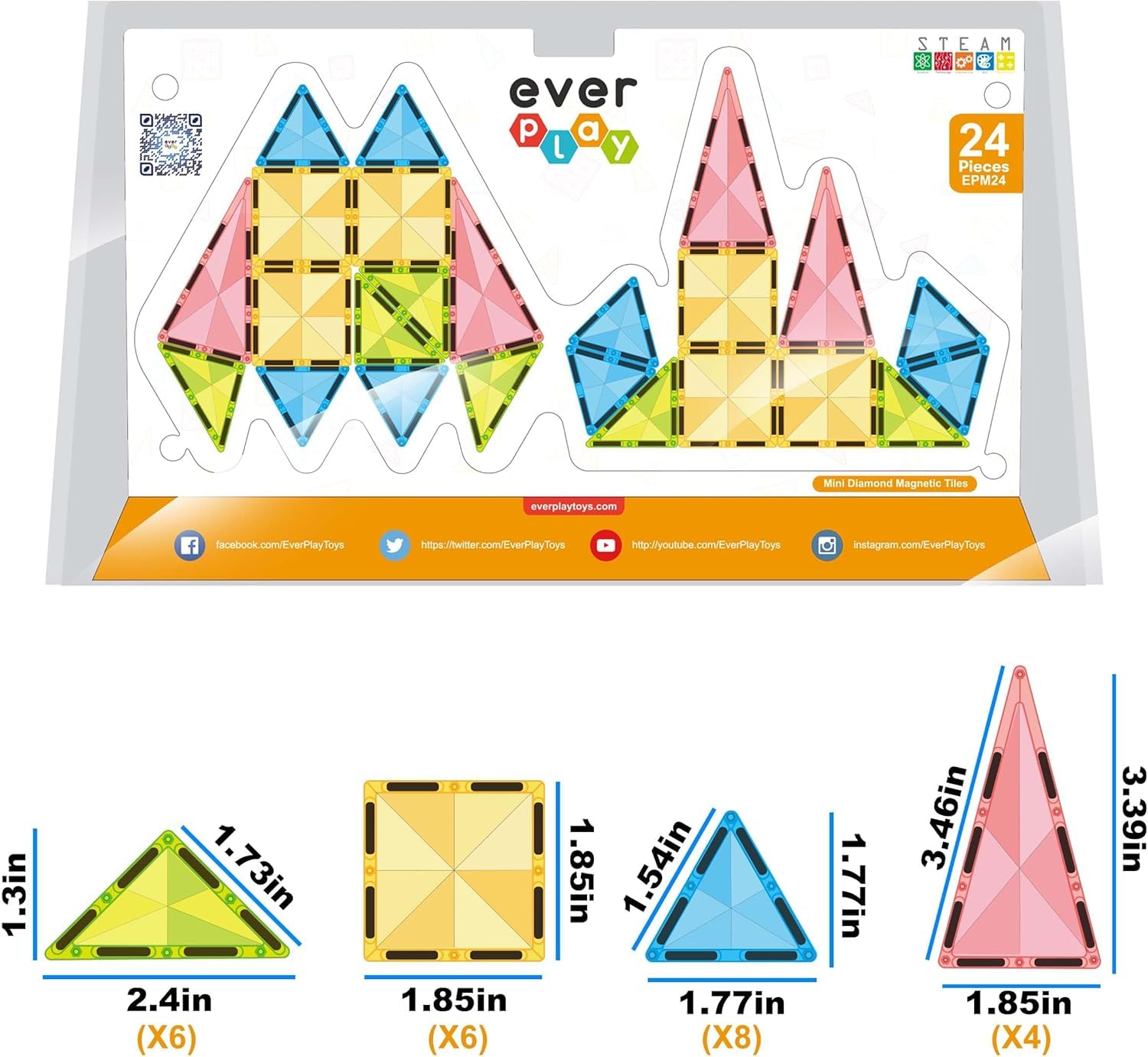 Everplay mini builds on the go for STEM exploration.