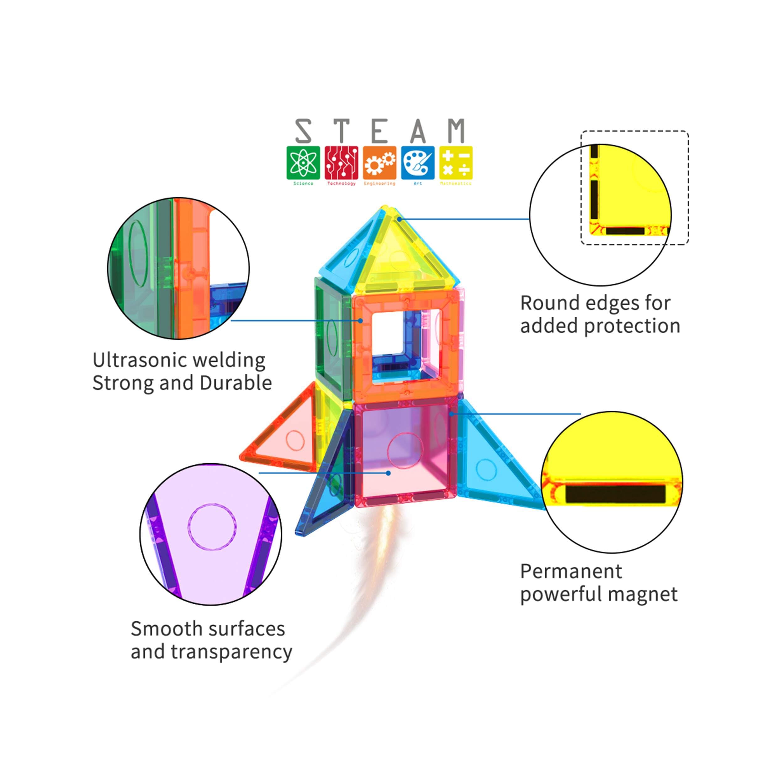 Everplay tiles car-rocket-play supports dynamic play and motor skill development.
