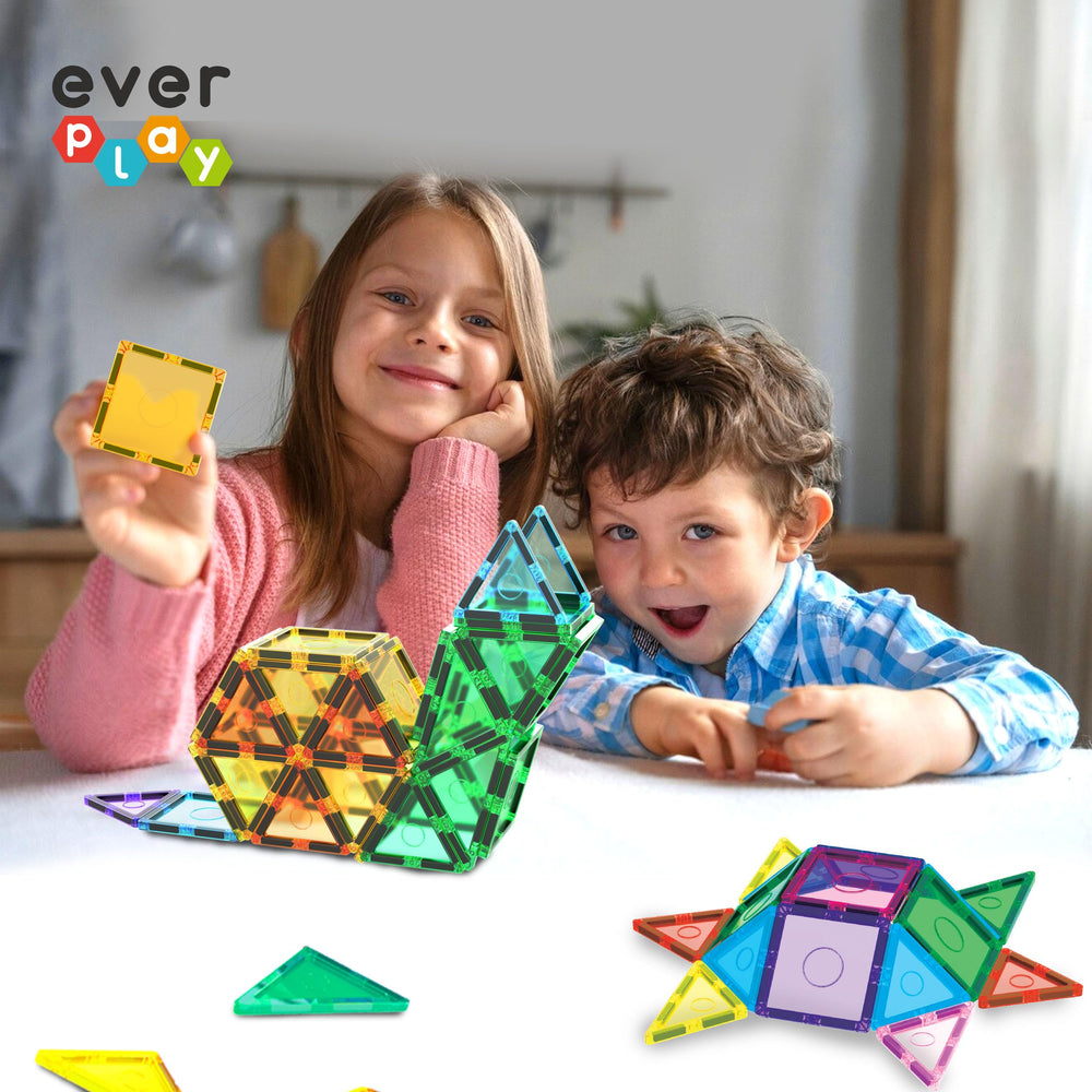 Everplay tiles connectivity demo highlights seamless magnet connections for expandable play