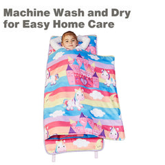 Machine-washable microfiber keeps colors vibrant and easy care