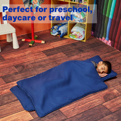 EVERYDAY KIDS Nap Mat Pillow Removable for customizable comfort during nap time.