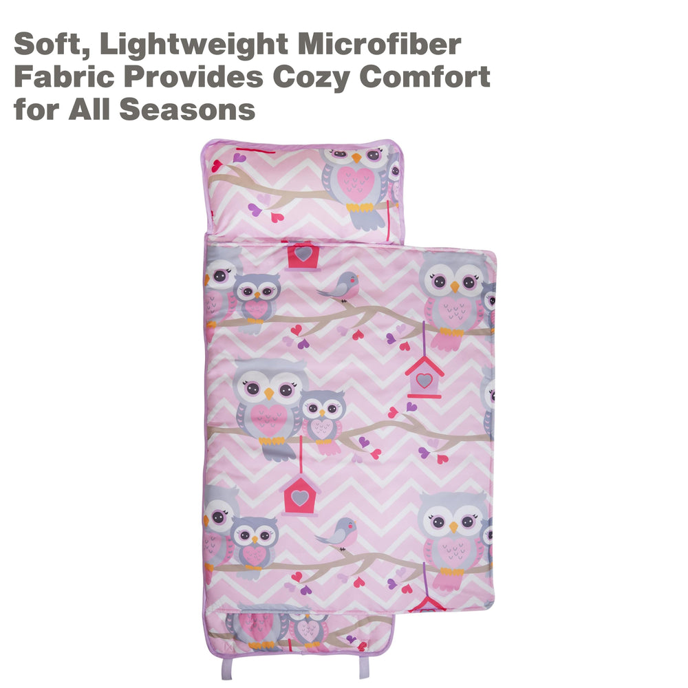 Removable pillow included for customizable comfort during quiet time
