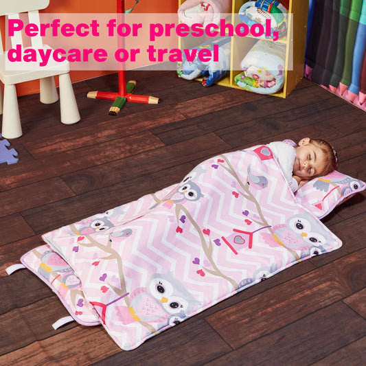 Everyday Kids nap mat featuring soft microfiber front for cozy naps