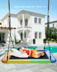 Everyfun adjustable ropes install easily on trees or mounts for flexible swinging.