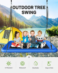 Everyfun Tree Swing durable hardware ensures lasting outdoor use.