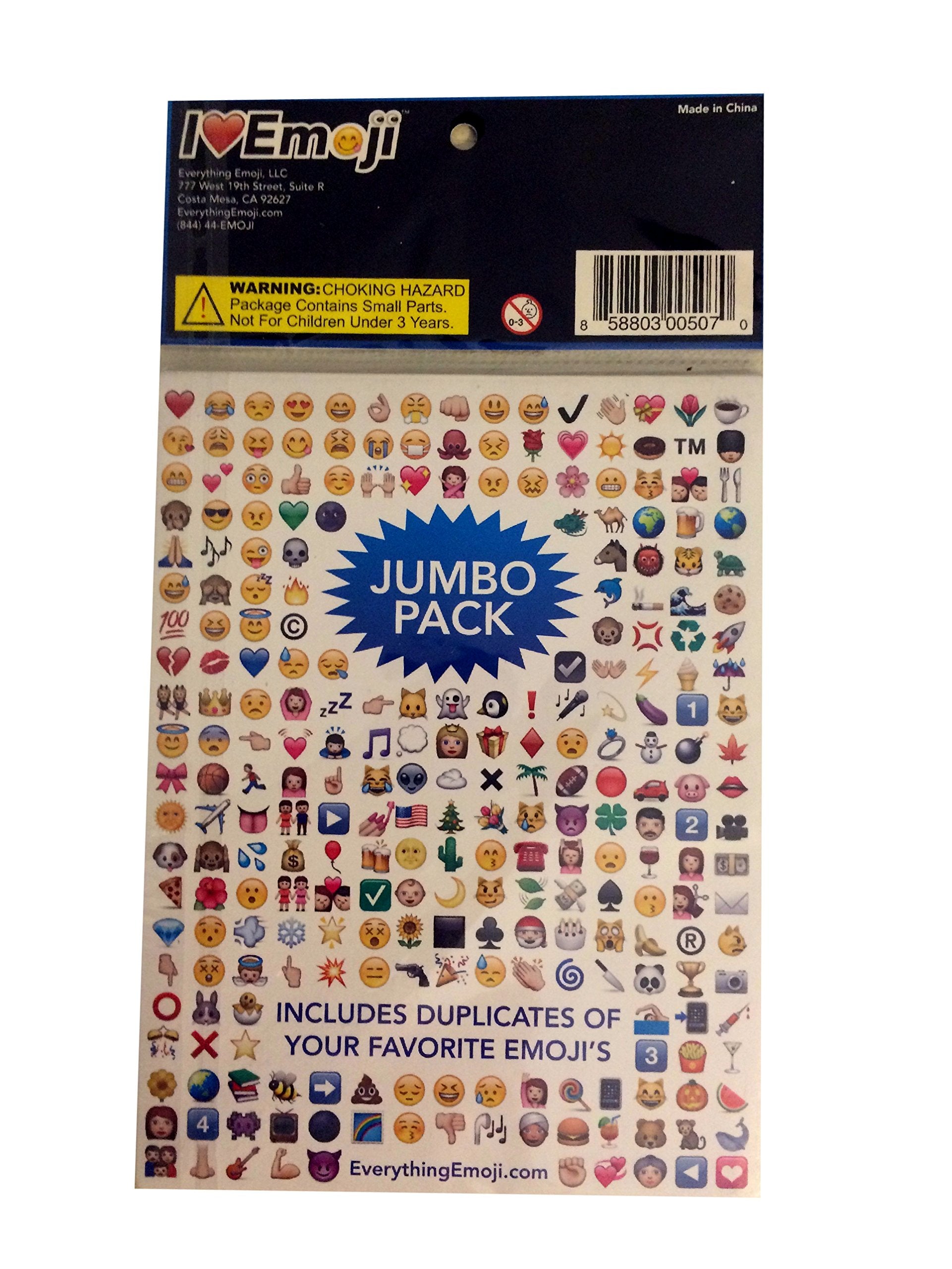 Everything Emoji 20-sheets pack offers abundant stickers for swapping and gifting.
