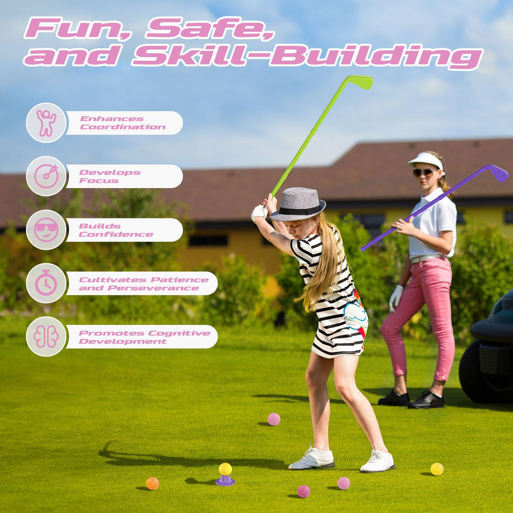 EveStone Golf Clubs 4-pack: kid-sized clubs to build confident swings.