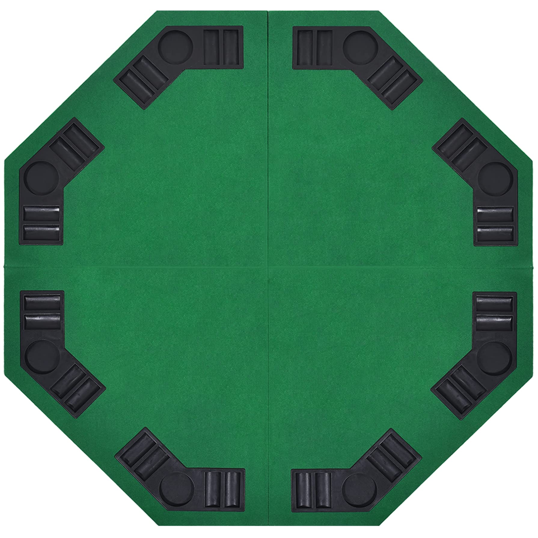 EVIEUN durable MDF surface for long-lasting Texas Hold'em sessions.